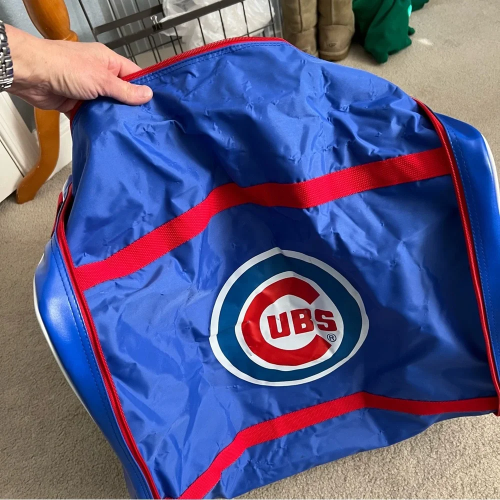 Vintage 70s Chicago Cubs Deadstock The Stadium Seat Cushion Sport Bag Give Away